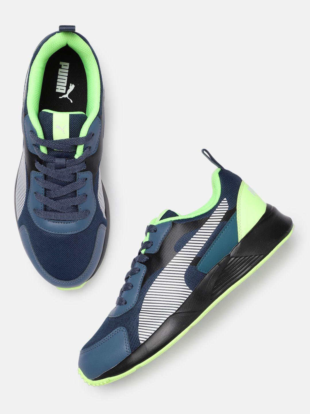 puma men colourblocked sneakers