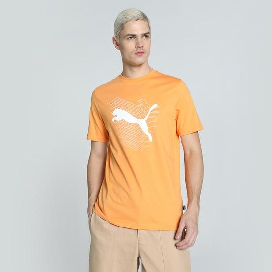 puma men graphic print regular fit t-shirt