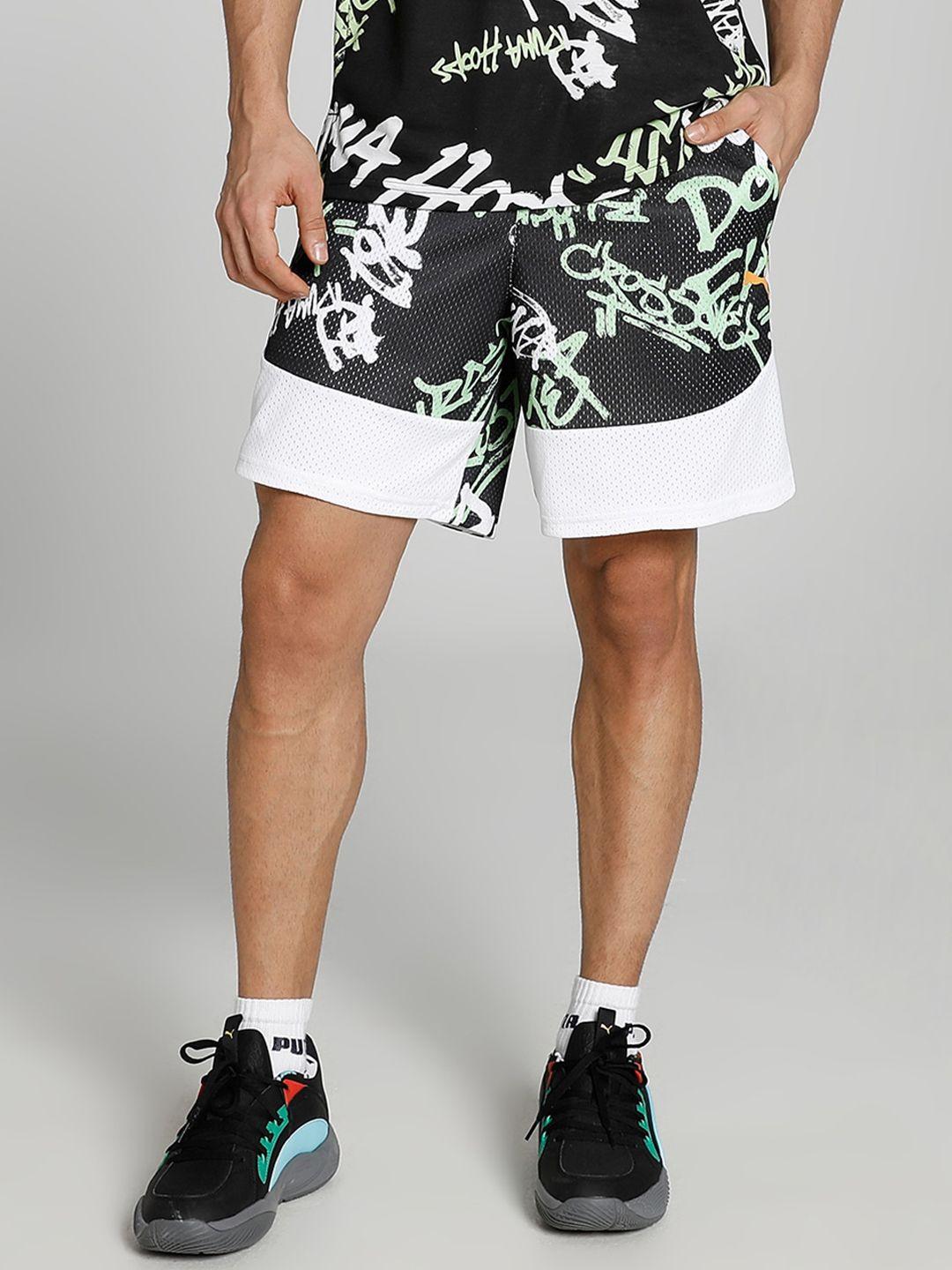 puma men jamboree aop printed sports shorts