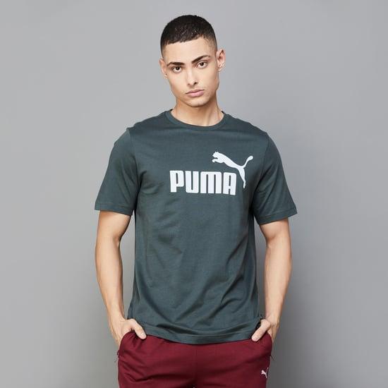 puma men printed regular fit sports t-shirt