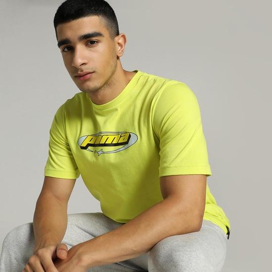 puma men printed regular fit t-shirt