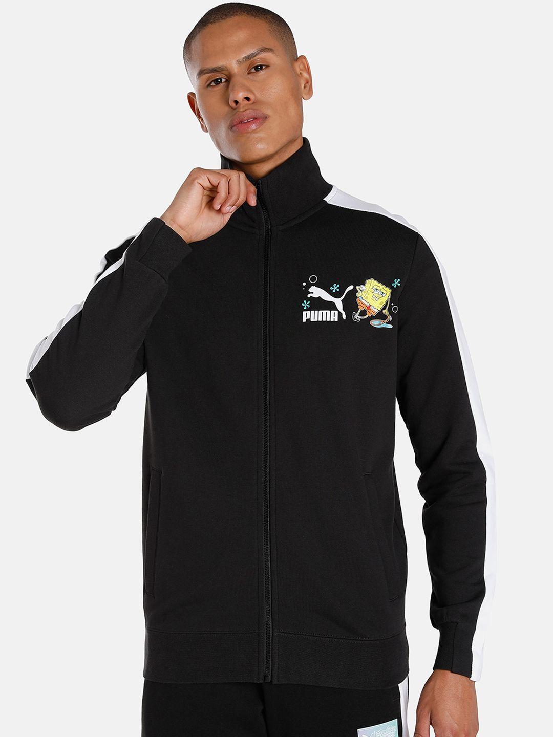 puma men puma x spongebob t7 sporty jacket