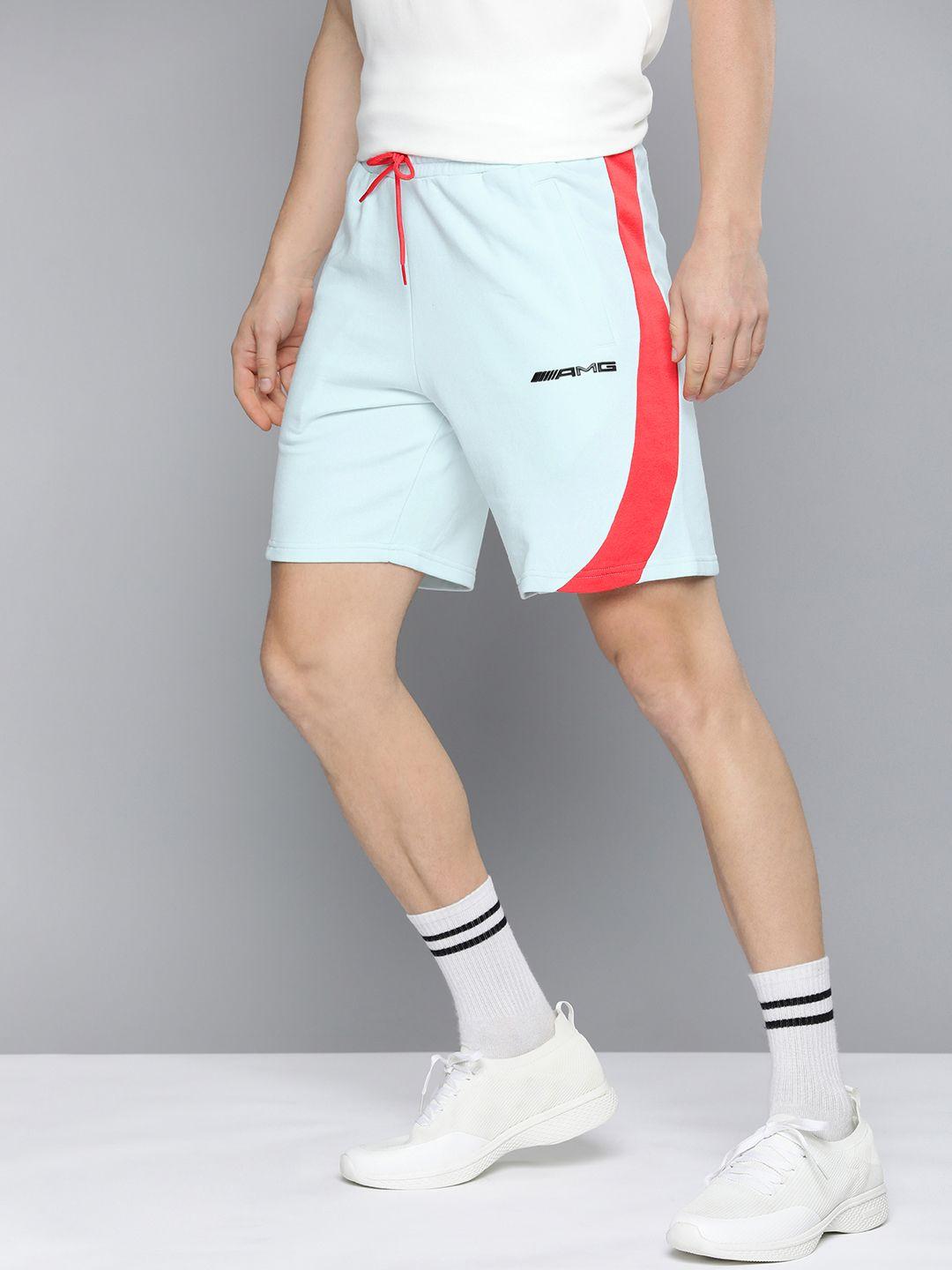 puma men pure cotton motorsport sweat shorts