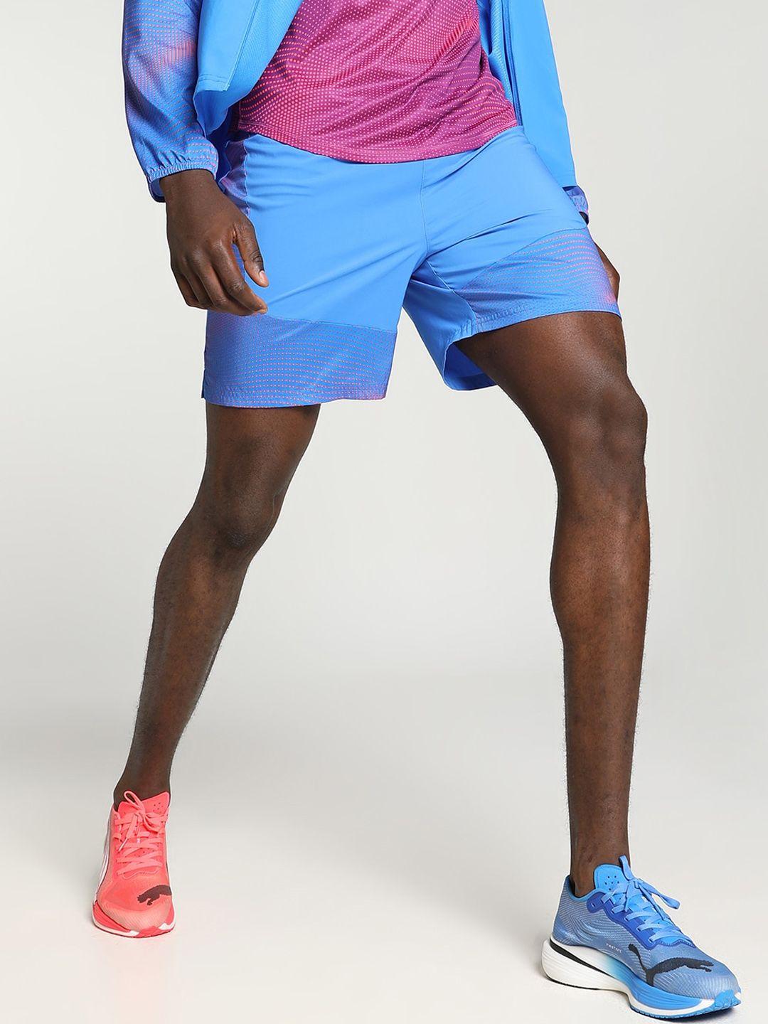 puma men run favorite velocity 7" dri-fit running sports shorts