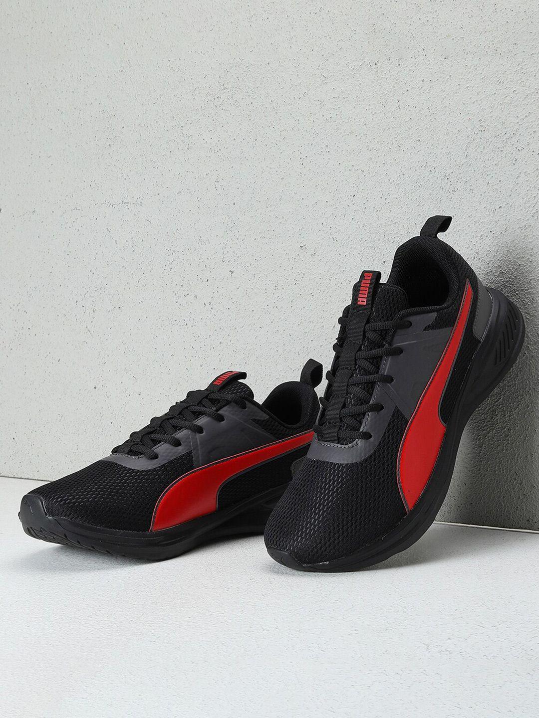 puma men scorch seeker colourblocked running shoes