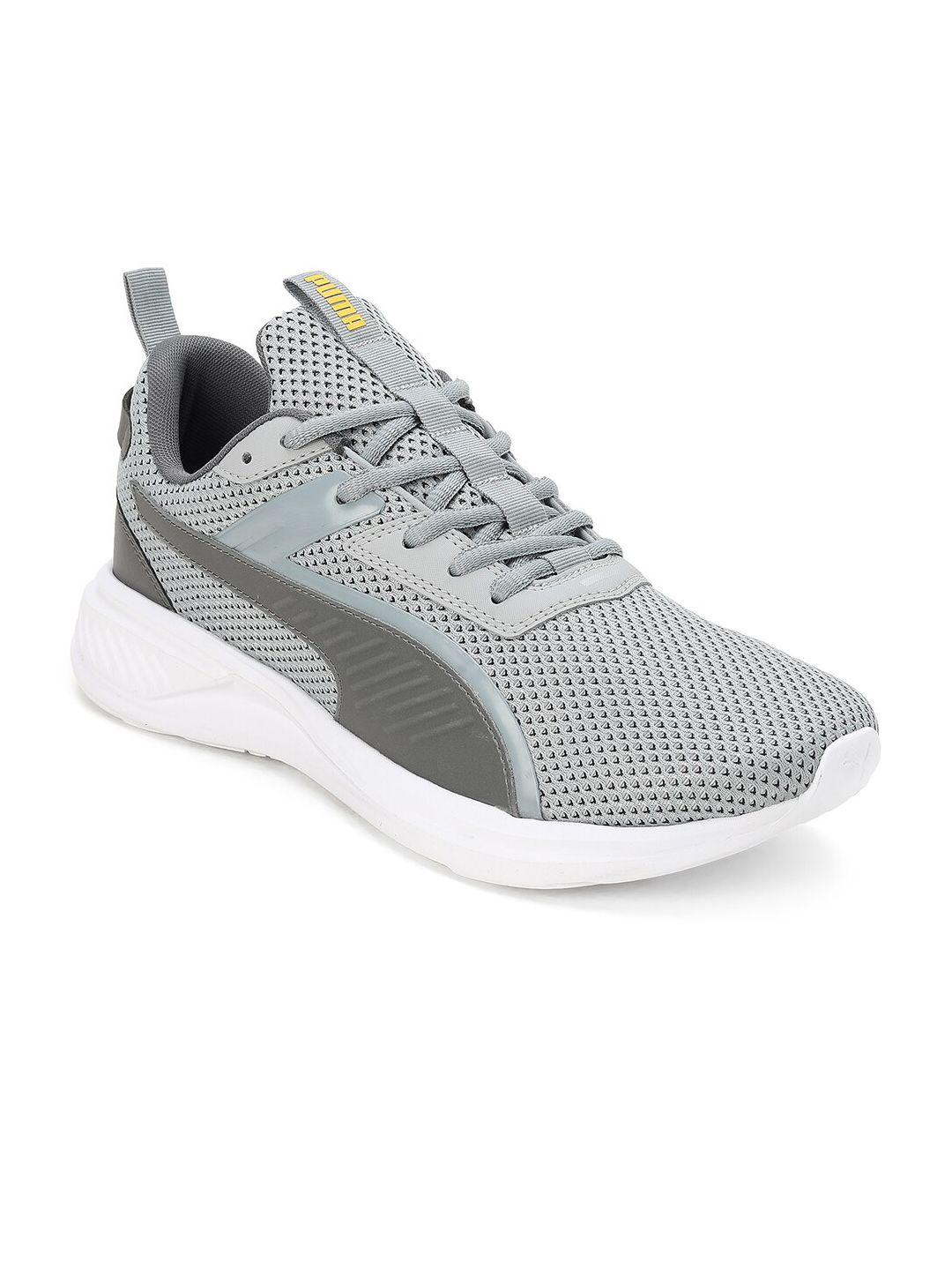 puma men textured scorch runner v2 marking textile sports shoes