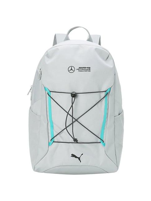 puma mercedes team silver solid laptop backpack