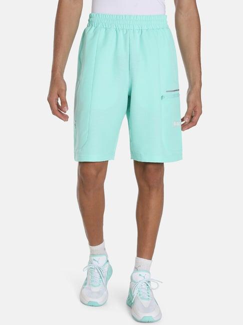 puma mint regular fit shorts