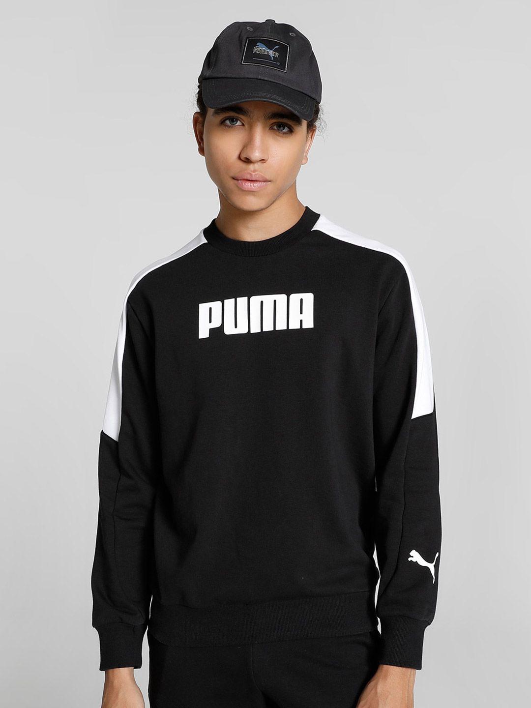 puma modern sports printed cotton sweatshirt