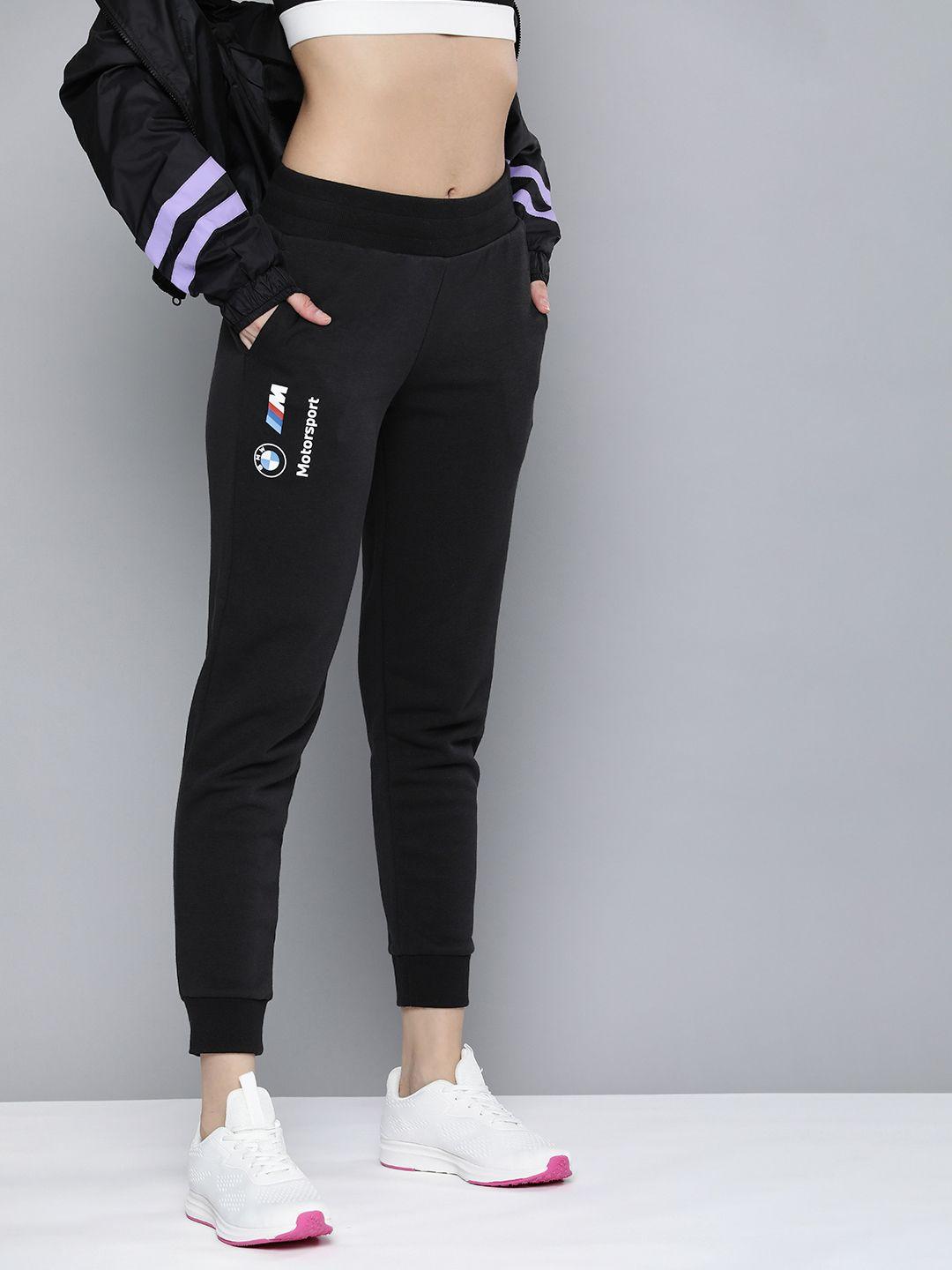 puma motorsport  women brand logo printed joggers