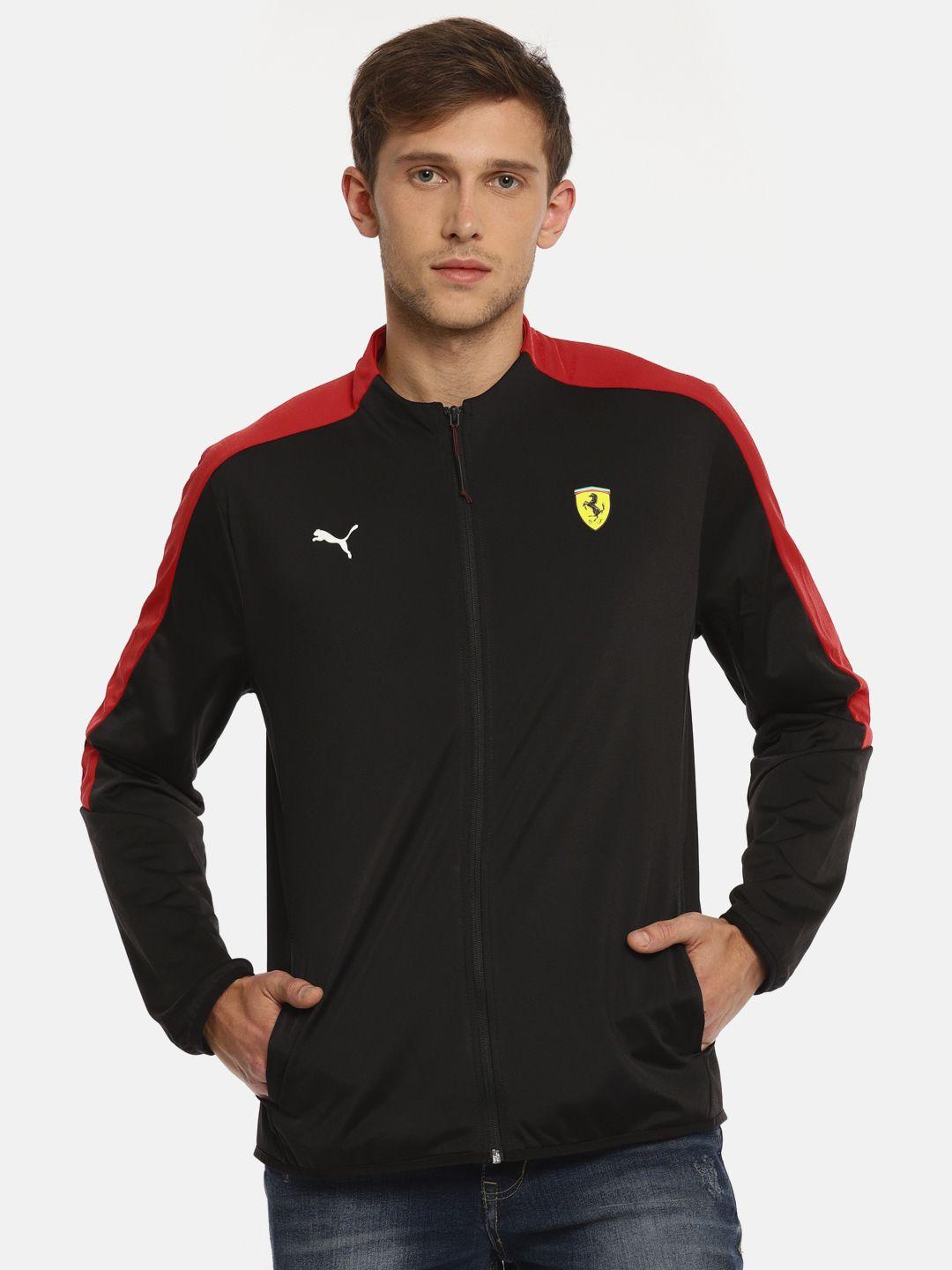 puma motorsport black sf t7 track jacket