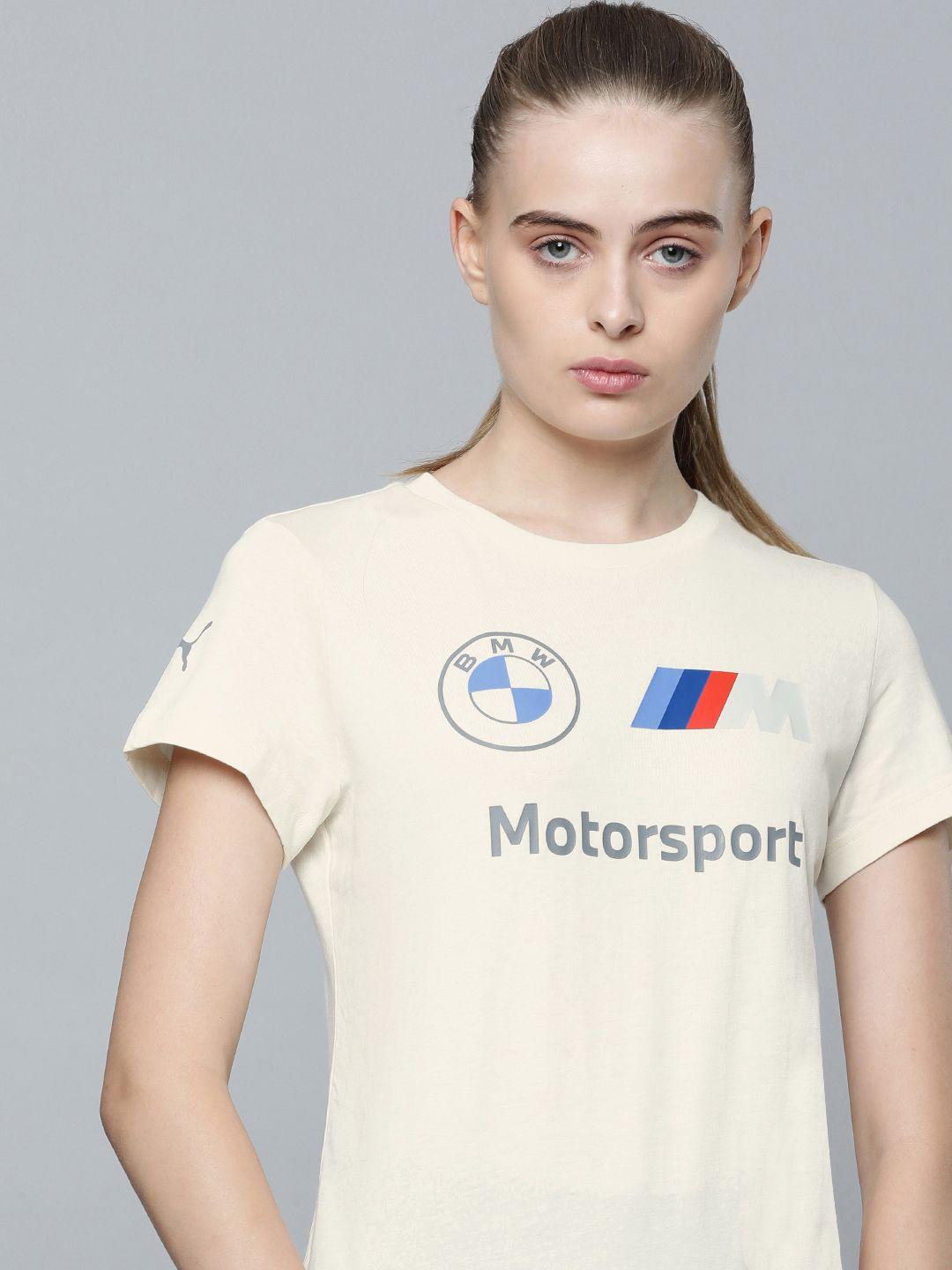 puma motorsport bmw m essential logo pure cotton t-shirt