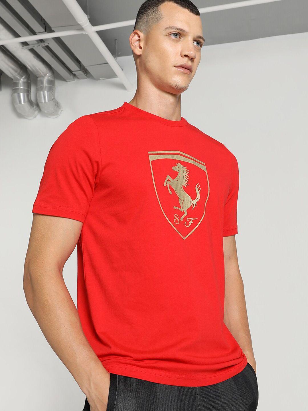 puma motorsport graphic printed cotton t-shirt