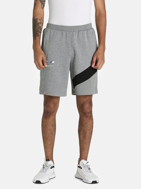 puma motorsport grey regular fit shorts