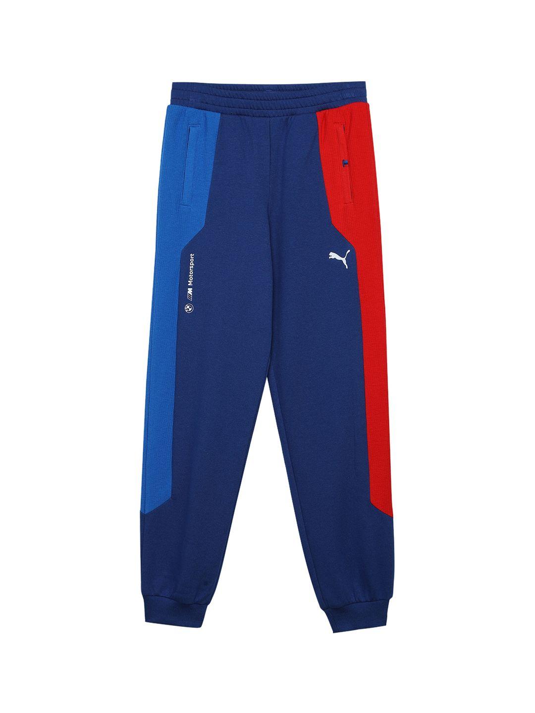 puma motorsport kids colorblocked cotton joggers