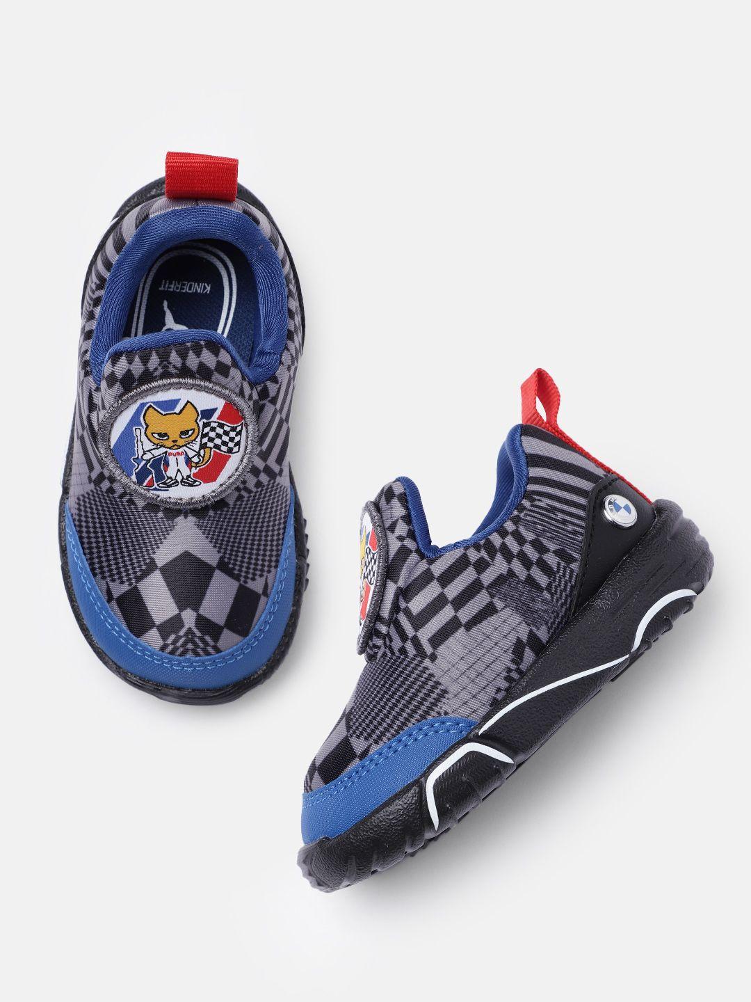 puma motorsport kids printed slip-on sneakers