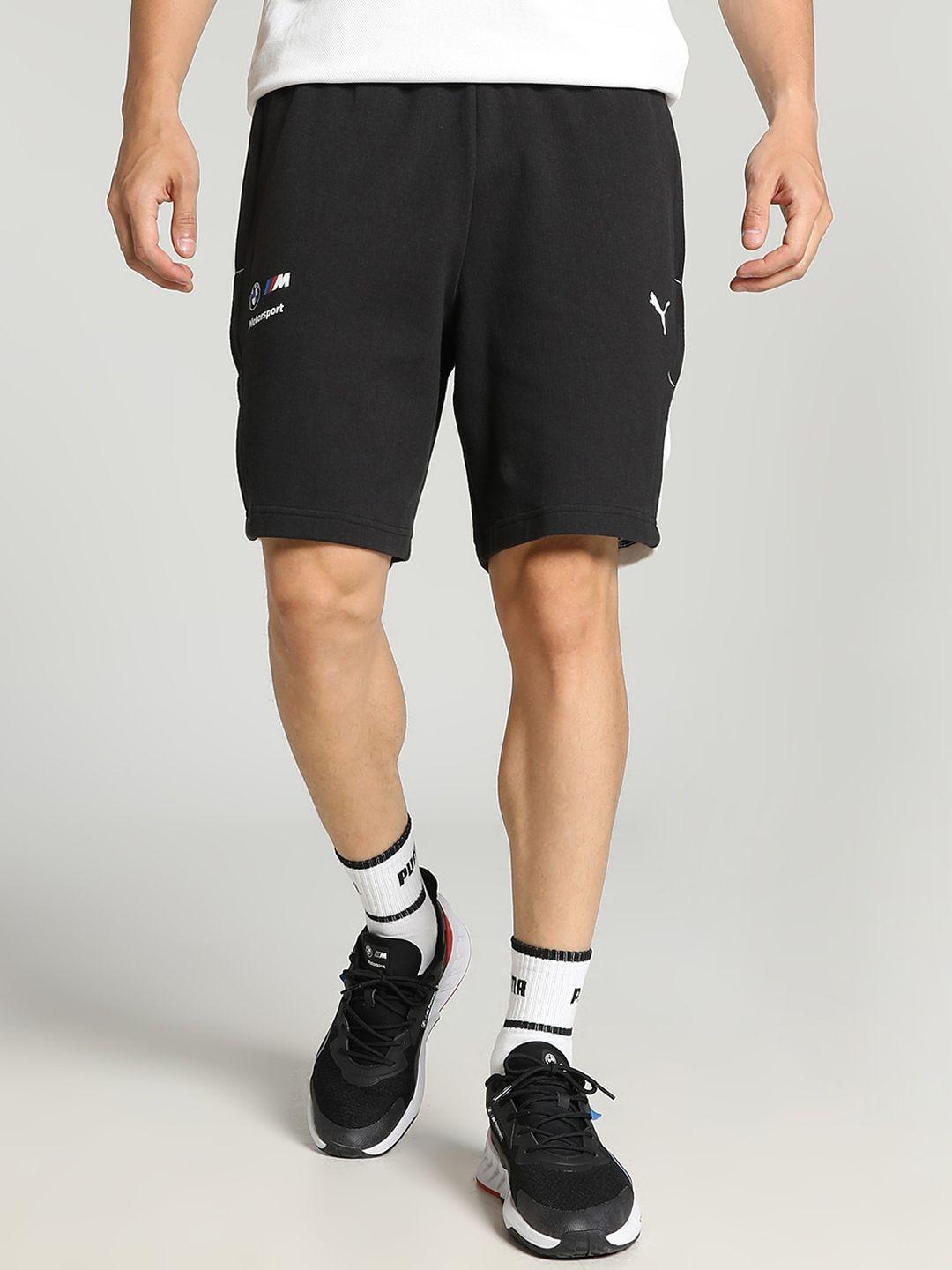 puma motorsport men black fashion shorts