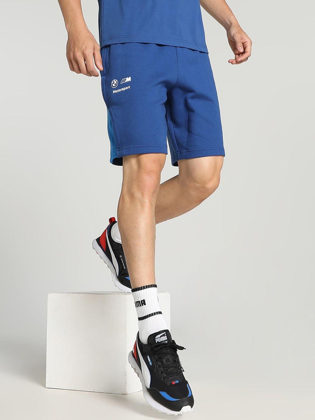 puma motorsport men blue fashion shorts