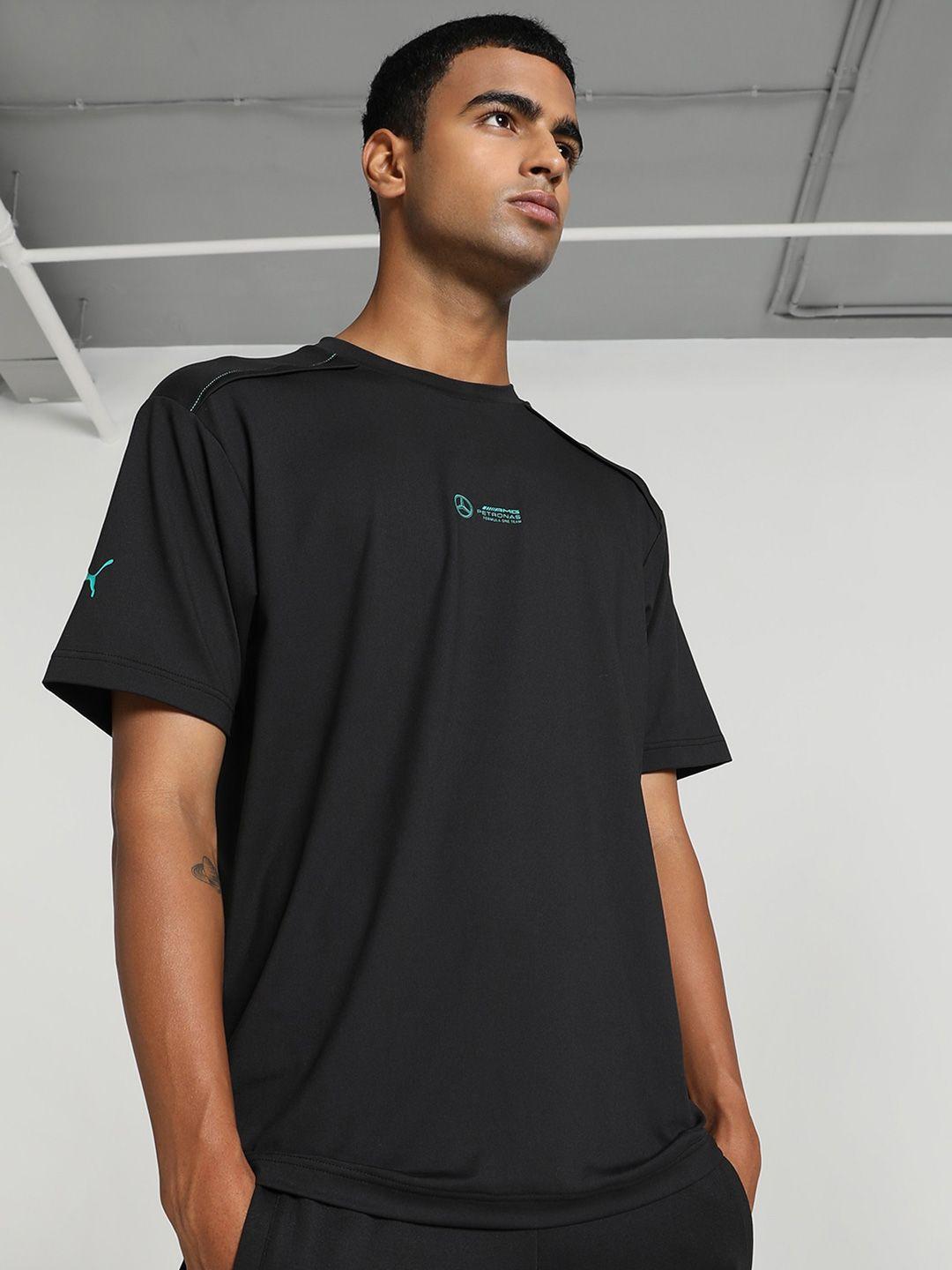 puma motorsport mercedes-amg petronas cloudspun printed round neck t-shirt