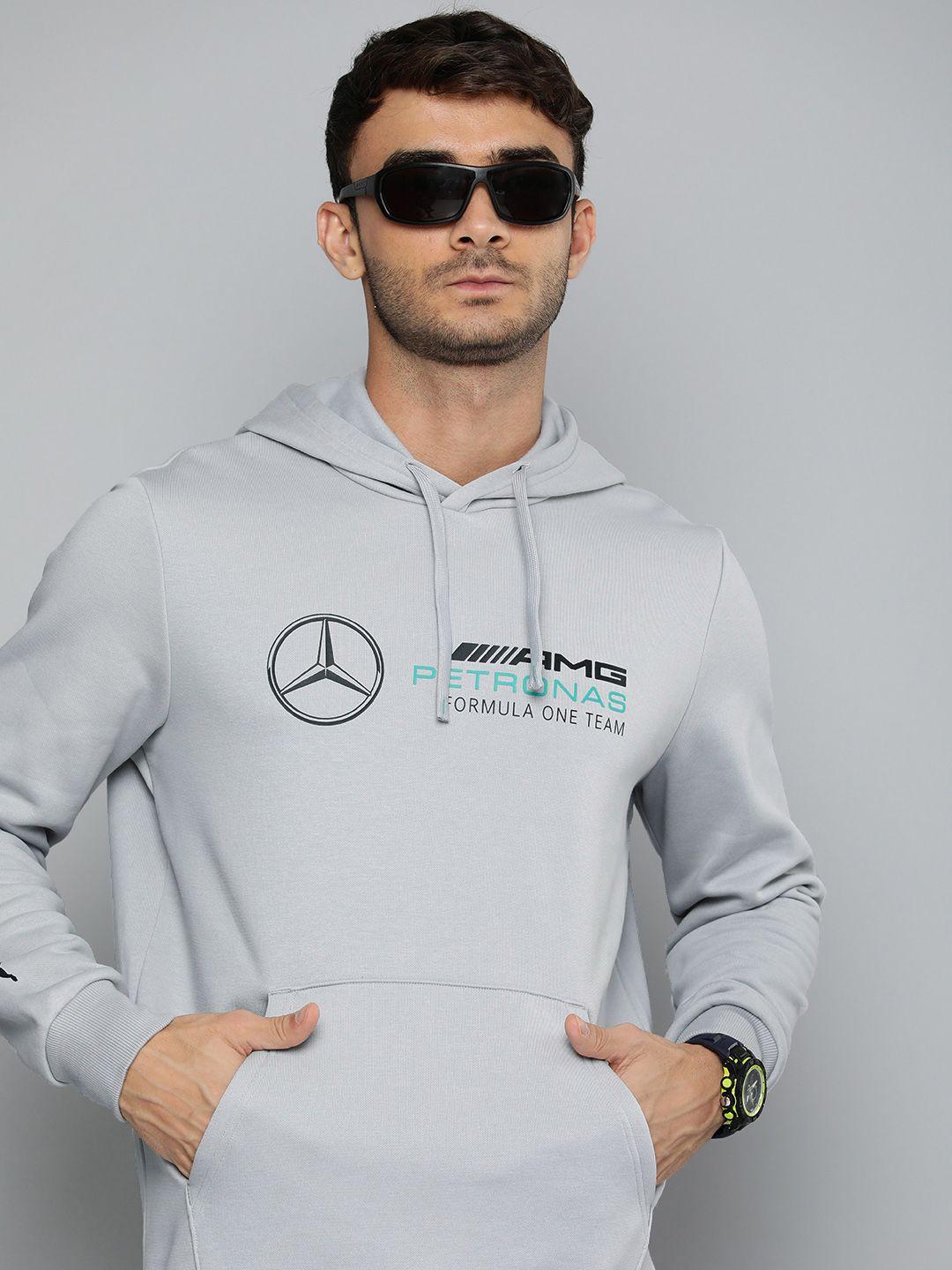 puma motorsport mercedes-amg petronas printed hooded sweatshirt