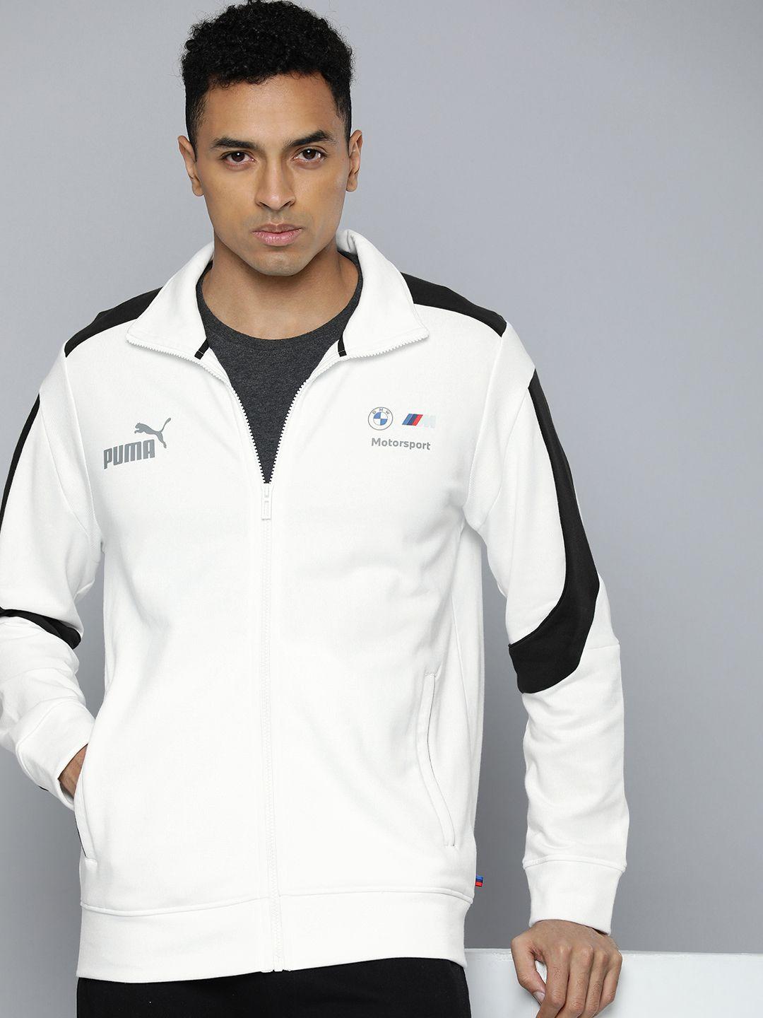 puma motorsport mt7+ sweat brand logo windcell pure cotton sporty jacket