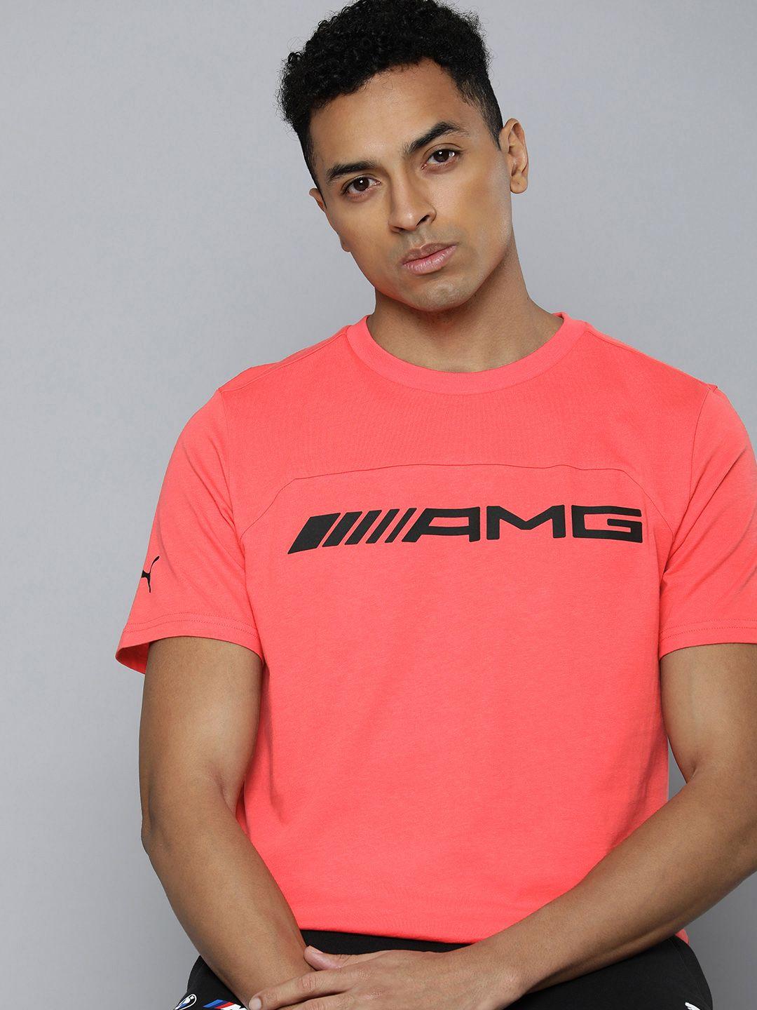 puma motorsport pure cotton amg printed t-shirt