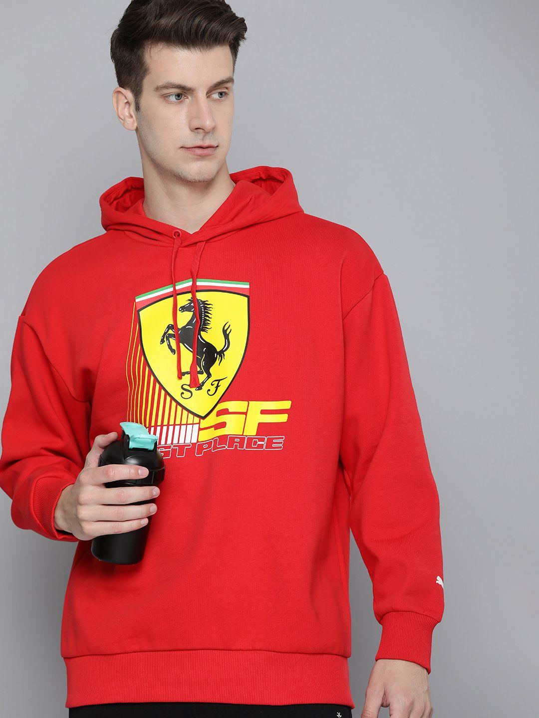 puma motorsport scuderia ferrari race cbs motorsport hooded sweatshirt