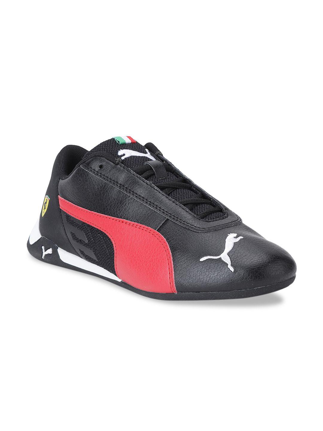 puma motorsport unisex kids black sneakers