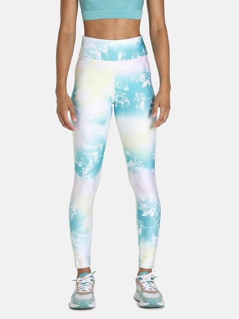 puma multicolor printed tights