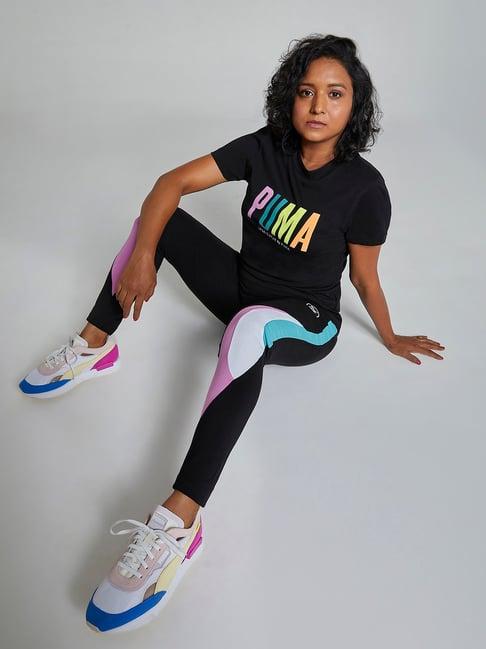 puma multicolor regular fit tights