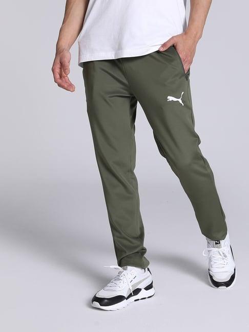 puma one8 green slim fit trackpants