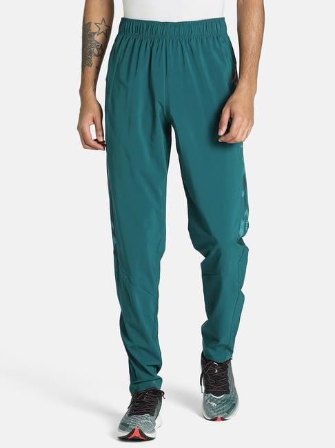 puma one8 green slim fit trackpants