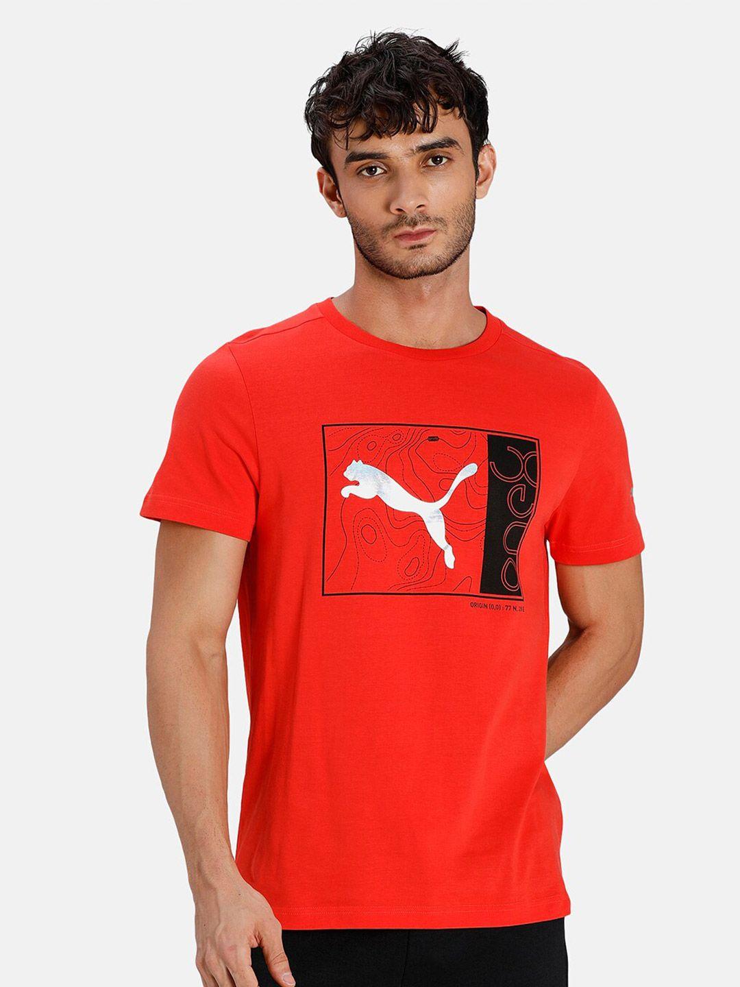 puma one8 virat kohli graphic slim fit t-shirt