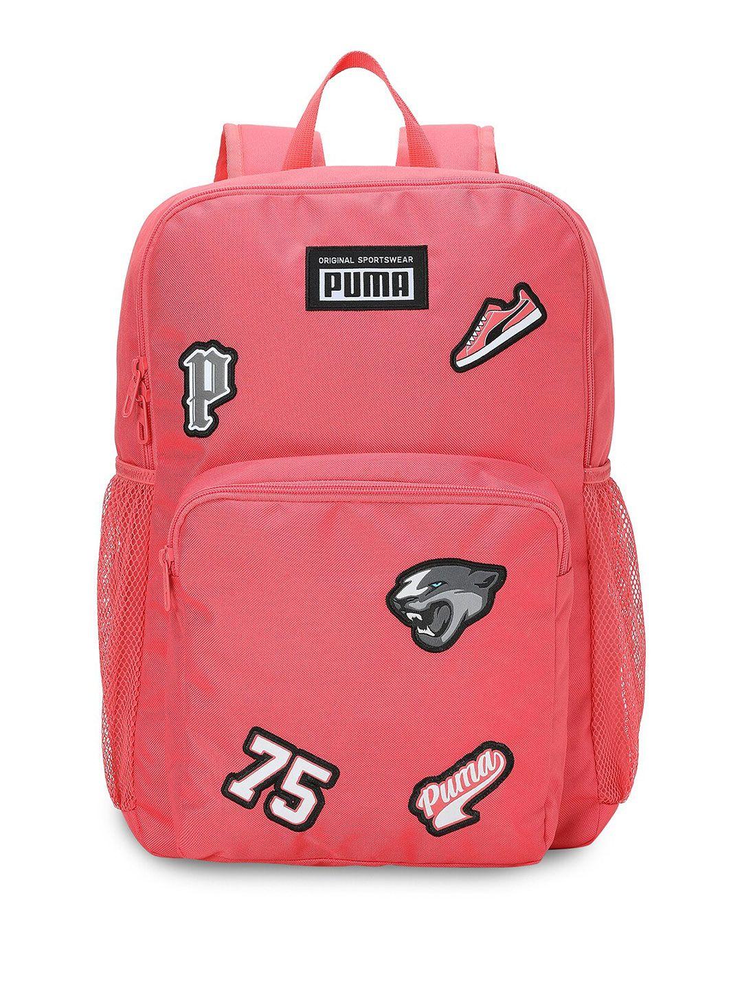 puma patch printed backpack