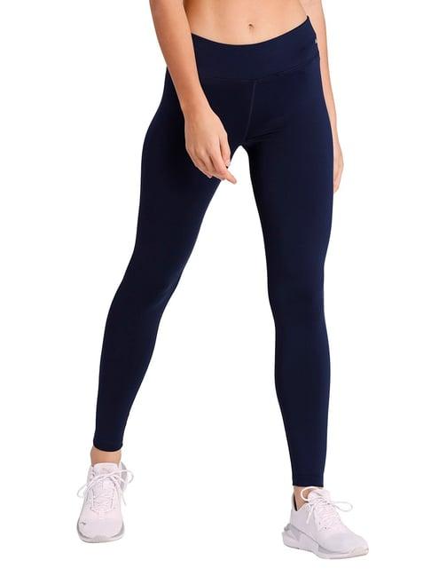 puma performance essentials blue regular fit tights