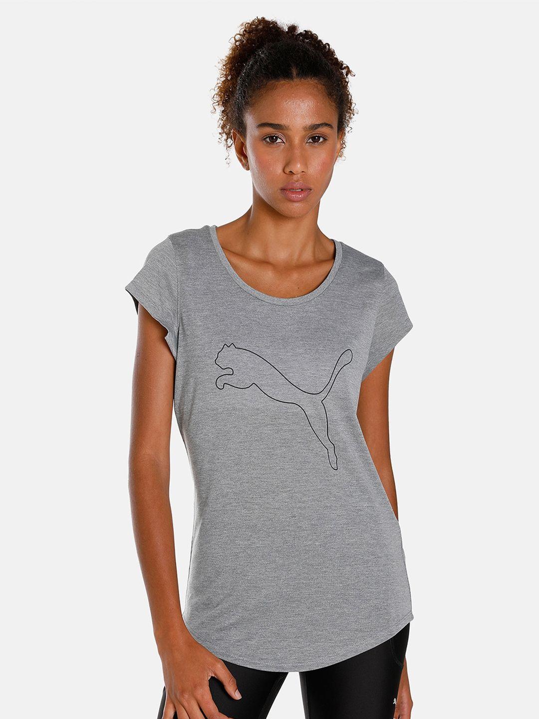 puma performance heather cat t-shirt