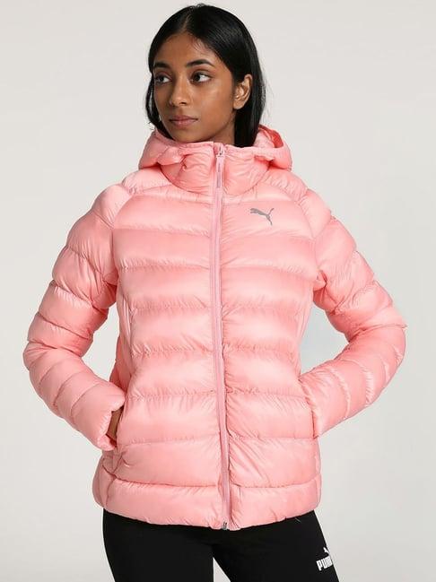 puma pink puffer regular fit jacket