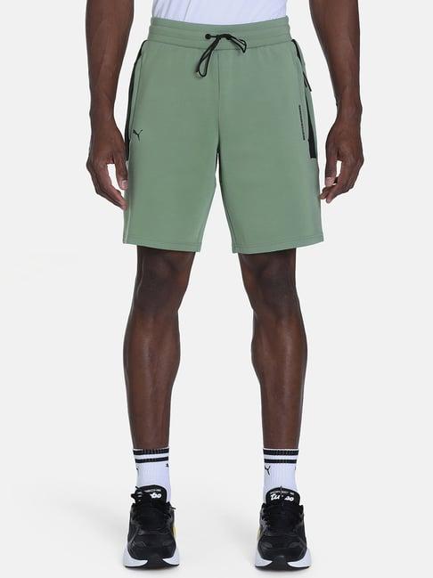 puma porsche dusty green regular fit shorts