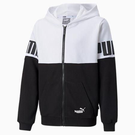 puma power full-zip boy's hoodie