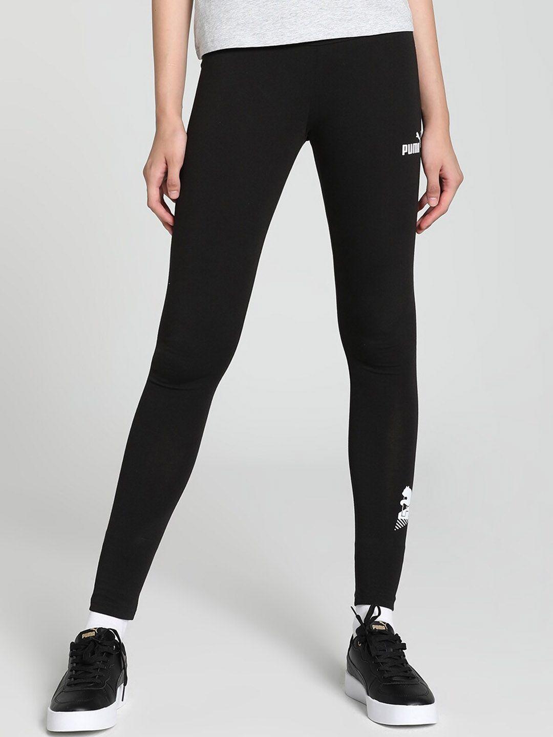 puma power graphic printed cotton leggings tights