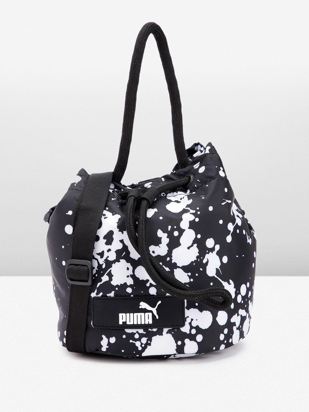 puma printed bucket sling bag