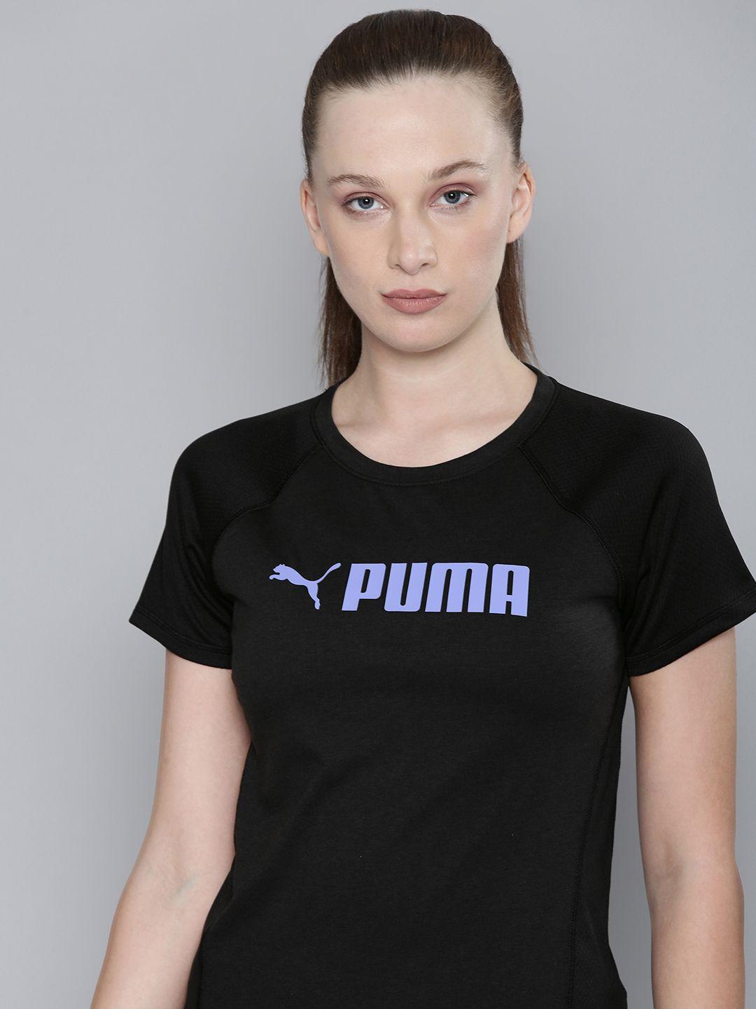 puma printed drycell logo training t-shirt