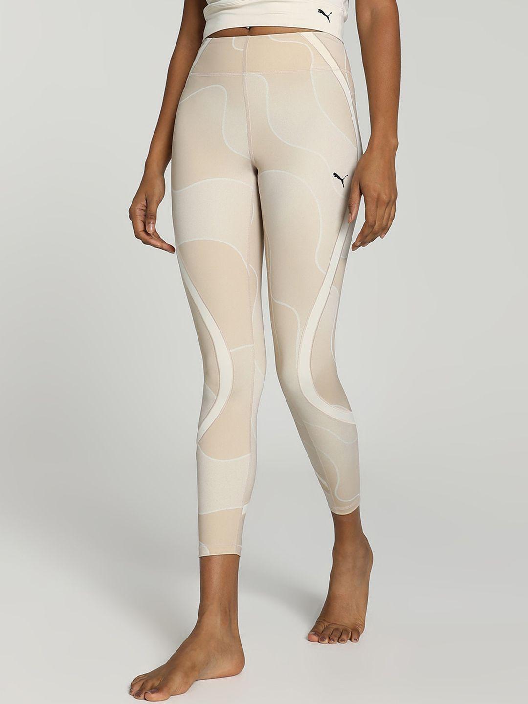 puma printed high waist training tights