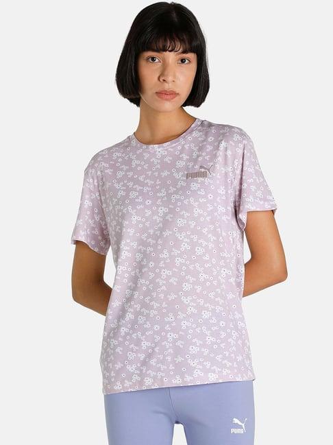 puma purple printed t-shirt