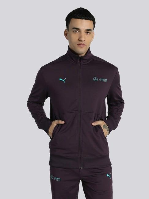 puma purple slim fit sports jacket