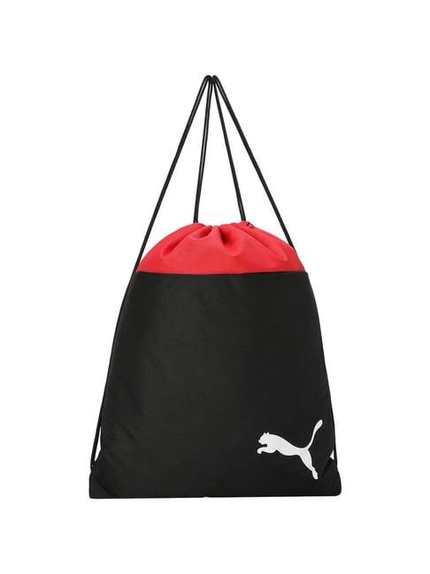 puma red-black polyester solid backpack