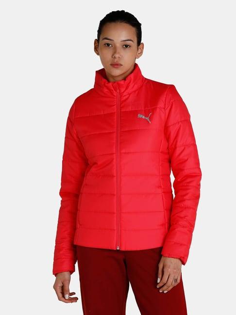 puma red regular fit jacket