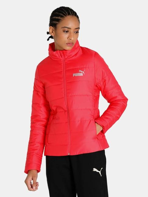 puma red regular fit jacket