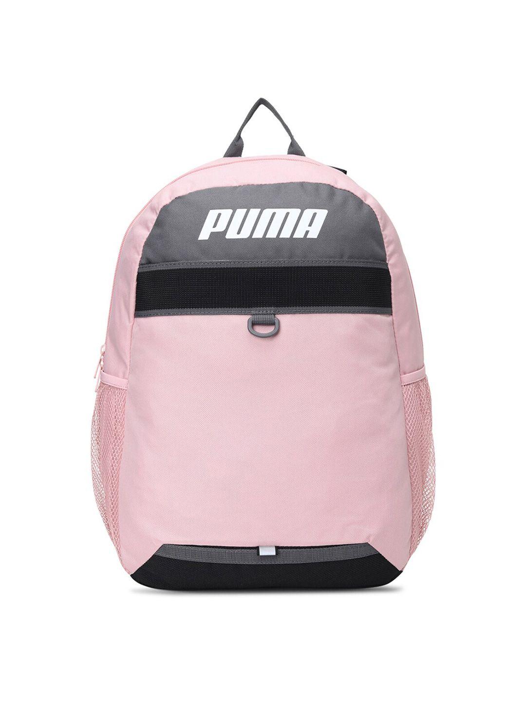 puma reflective tec plus brand logo-printed backpack