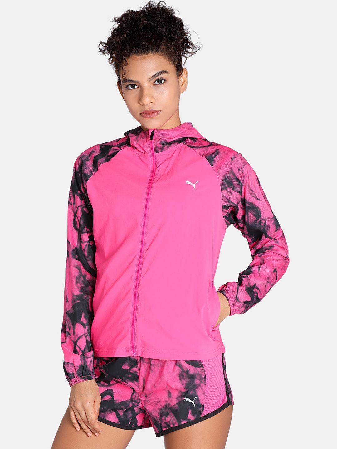 puma run aop fav woven  sporty jacket